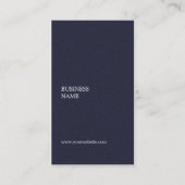 Moderne minimale elegante getextureerde blauwe con visitekaartje (Voorkant)
