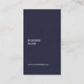 Moderne minimale elegante getextureerde blauwe con visitekaartje (Voorkant)