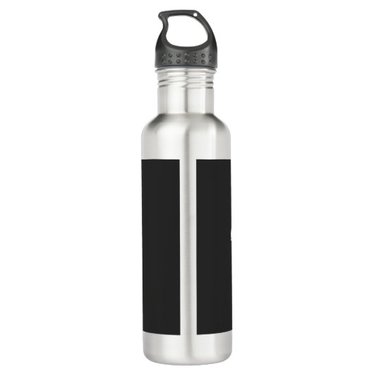 Moderne, minimale, elegante professionele Jouw naa Waterfles (Achterkant)