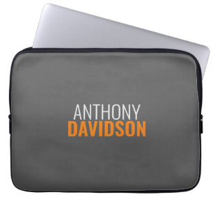 Moderne, minimale, elegante professionele speelpla laptop sleeve