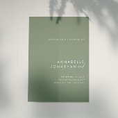 Moderne minimale elegante sage groen poster