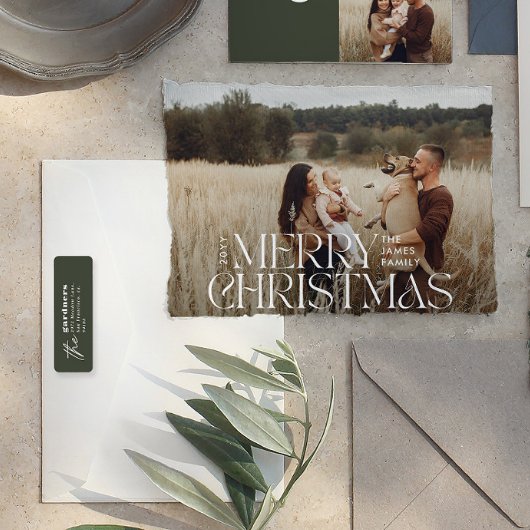 Moderne minimale elegante typografie familie groen etiket