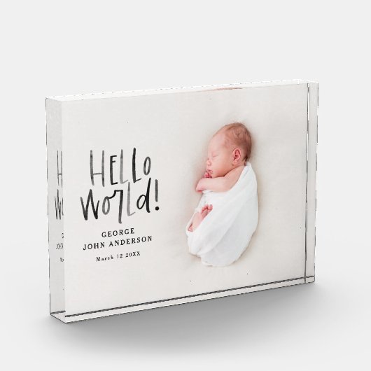 Moderne minimale elegante typografie foto nieuwe b (Links)