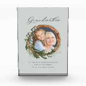 Moderne minimale eucalyptuskrans foto grootmoeder (Voorkant)