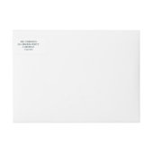 Moderne Minimale Familiefoto Donkergroene Kerst (Voorkant)