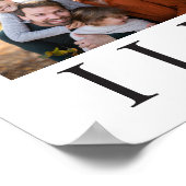 Moderne, minimale familietyponografie poster (Hoek)