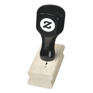 Moderne minimale fase van de maan-rubberen stempel