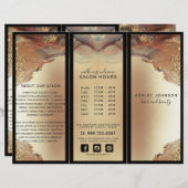 Moderne, minimale Faux Gold Foil (Voorkant / Achterkant)