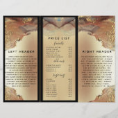 Moderne, minimale Faux Gold Foil (Achterkant)