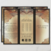 Moderne, minimale Faux Gold Foil plus foto's (Voorkant / Achterkant)