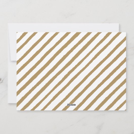 Moderne, minimale feestdag en een compacte Gold-ce Feestdagenkaart (Achterkant)