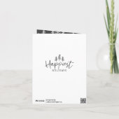 Moderne minimale feestdagen rustige multi-foto-chi (Achterkant)