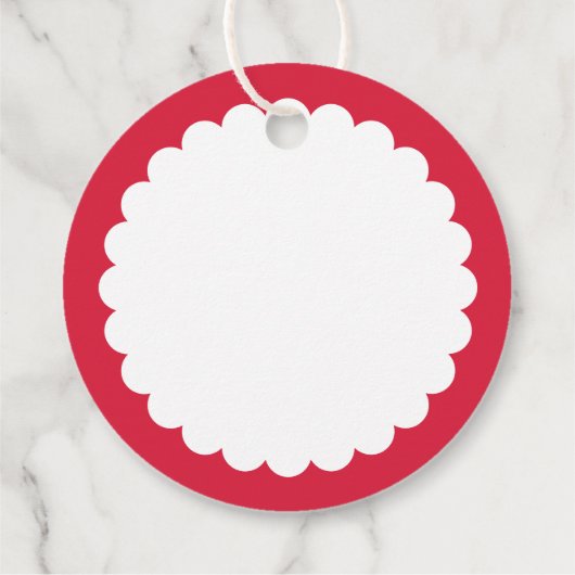 MODERNE minimale feestelijke plek geschulpte rood  Bedankjes Labels (Achterkant)