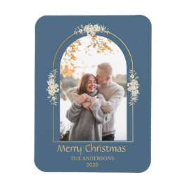 Moderne, minimale Floral Arch Foto grijs Magneet