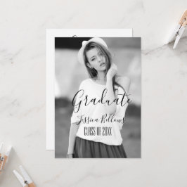 Moderne, minimale foto-Afstuderen Kaart