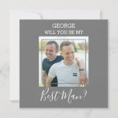Moderne minimale foto | Ben je mijn beste man? Kaart (Voorkant)