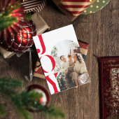 Moderne minimale foto boog vreugde kaart