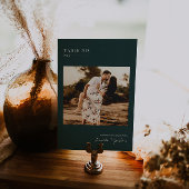 Moderne minimale foto | Kaart met tabelnummer