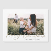 Moderne, minimale foto-kerstelegant script (Voorkant)