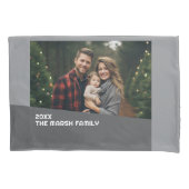 Moderne minimale foto met diagonaal kleurenblok kussensloop (Voorkant)