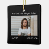 Moderne minimale foto nuchtere ondersteuning keramisch ornament (Links)