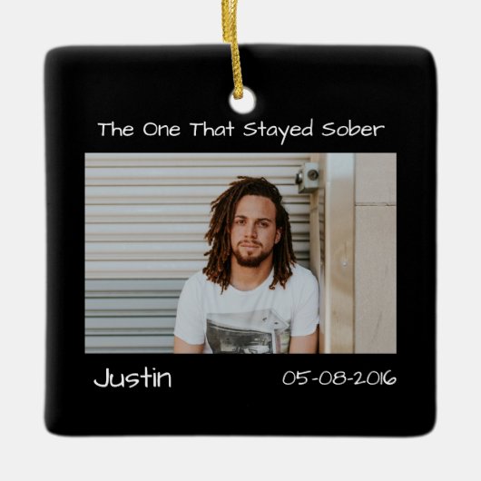 Moderne minimale foto nuchtere ondersteuning keramisch ornament (Voorkant)