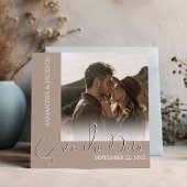 Moderne minimale foto | save the date