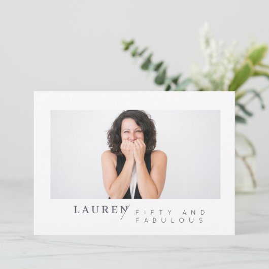 Moderne, minimale foto van 50 jaar en verbluffende (Staand voorkant)