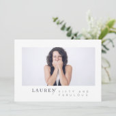 Moderne, minimale foto van 50 jaar en verbluffende (Staand voorkant)