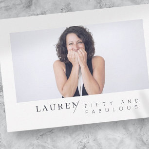 Moderne, minimale foto van 50 jaar en verbluffende