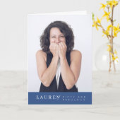 Moderne, minimale foto van 50 jaar en verbluffende kaart (Gele Bloem)