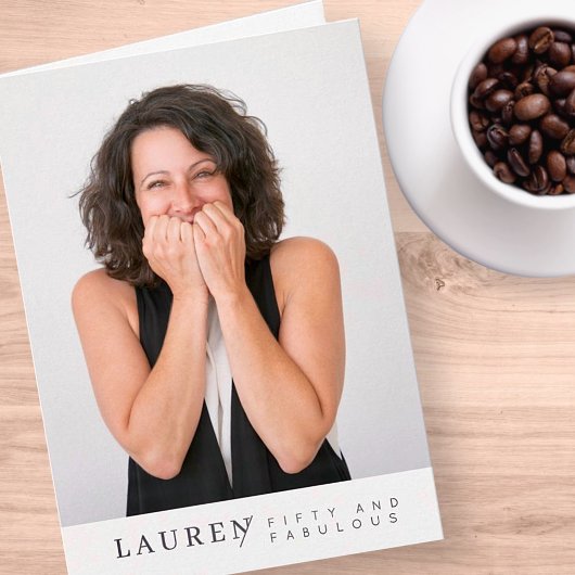 Moderne, minimale foto van 50 jaar en verbluffende kaart