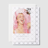 Moderne minimale fotoArch Afstuderen Vellum Uitnodigingen (Offset (Uitnodiging))
