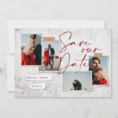 Moderne, minimale fotobruiloft, sla de datum op (Voorkant)