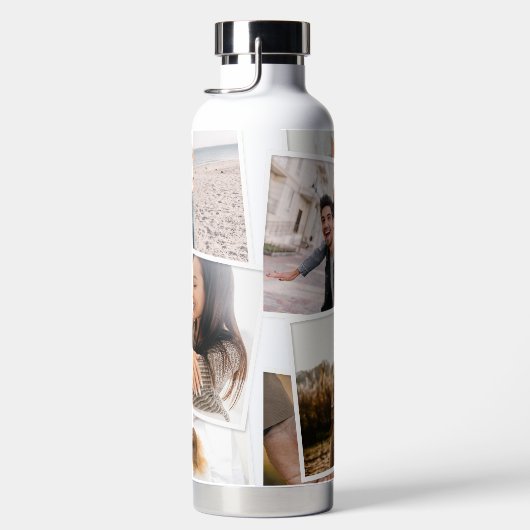 Moderne minimale fotocollage elegant waterfles (Rechts)