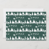 Moderne minimale fotocollage Kerst elegant Feestdagenkaart (Achterkant)