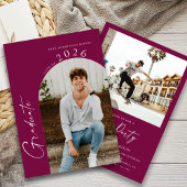 Moderne minimale fotograaf Partij Kaart