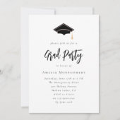 Moderne minimale fotograafpartij kaart (Voorkant)