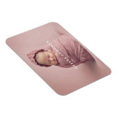 Moderne minimale geboorteaankondiging van Baby Magneet (Rechterzijde)