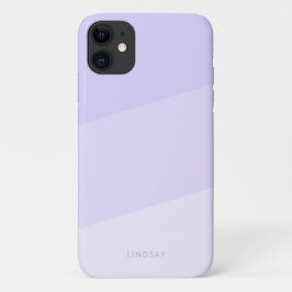 Moderne minimale geometrische gradiëntviolet  Case-Mate iPhone case
