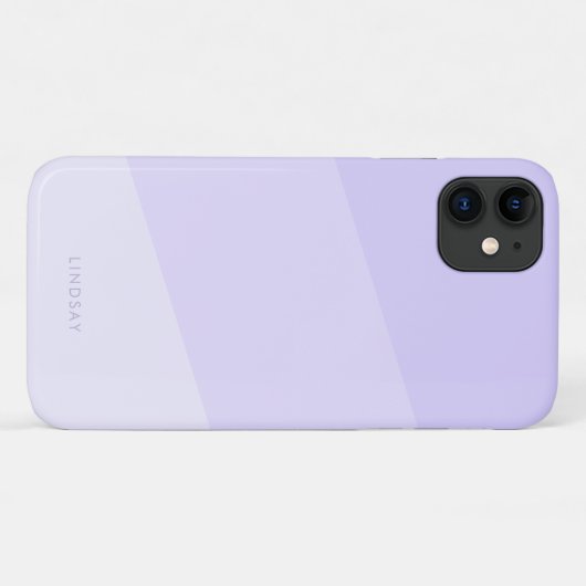 Moderne minimale geometrische gradiëntviolet Case-Mate iPhone case (Achterkant (horizontaal))