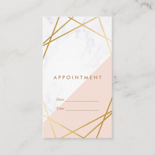 Moderne minimale geometrische verticale afspraak visitekaartje (Voorkant)