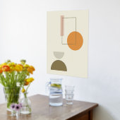 Moderne minimale geometrische vormgeving 3 folie afdrukken (Laag (Keuken))