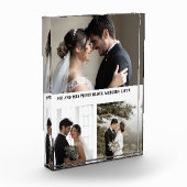 Moderne Minimale Gepersonaliseerde Mr En Mrs Fotob Fotoblokken (Links)