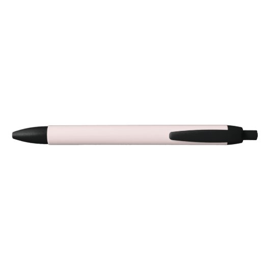 Moderne, minimale Gold Accent Pastel Blush Zwarte Inkt Pen (Achterkant)