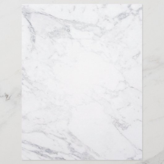 Moderne, minimale Gold Marble Geometric 8,5 x11 in Flyer (Achterkant)