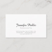 Moderne, minimale grafische Sjabloon Visitekaartje (Voorkant)