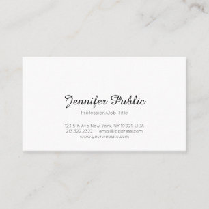 Moderne, minimale grafische Sjabloon Visitekaartje