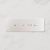 Moderne, minimale grafische vormgeving met profess mini visitekaartje (Voorkant)