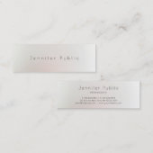 Moderne, minimale grafische vormgeving met profess mini visitekaartje (Voorkant / Achterkant)